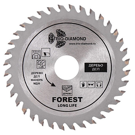 Диск пильный Trio-Diamond Forest, 190х20/30 мм, 48Т купить в СОМ