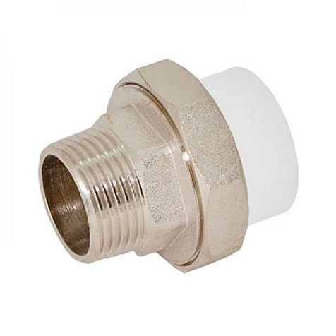 Американка d 20х3/4" наружная резьба, полипропилен купить в СОМ