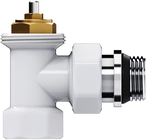 Набор термостатический для радиатора угловой 1/2" М30х1.5 белый Royal Thermo Design купить в СОМ