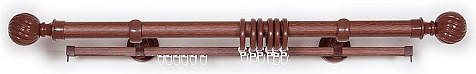 Карниз с U-шиной Эра вишня американская 240см d28мм купить в СОМ