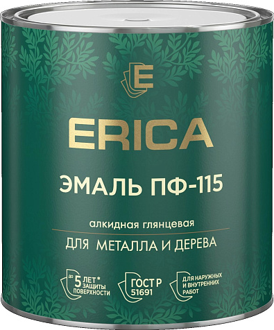 Эмаль ПФ-115 Erica, бежевая, 2.6 кг купить в СОМ
