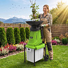 Садовый измельчитель электрический Greenworks GW-2800SD, 2800Вт, 220В купить в СОМ