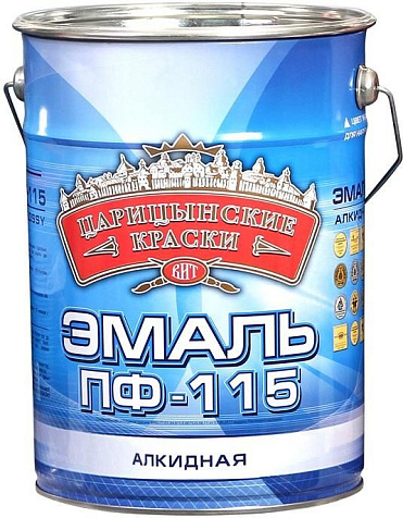 Эмаль ПФ-115 Царицынские краски, зеленый, 10 кг купить в СОМ