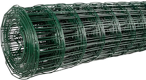 Сетка сварная с ПВХ покр.50х75х2,2 мм, 1,5х10 м купить в СОМ