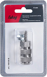 Соединитель Fubag рапид-елочка 6мм, с обжимным кольцом