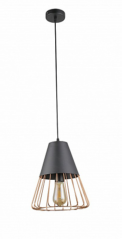 Светильник Linvel LV9316/1 Бейд, черный/золото Е27 40 ВТ купить в СОМ
